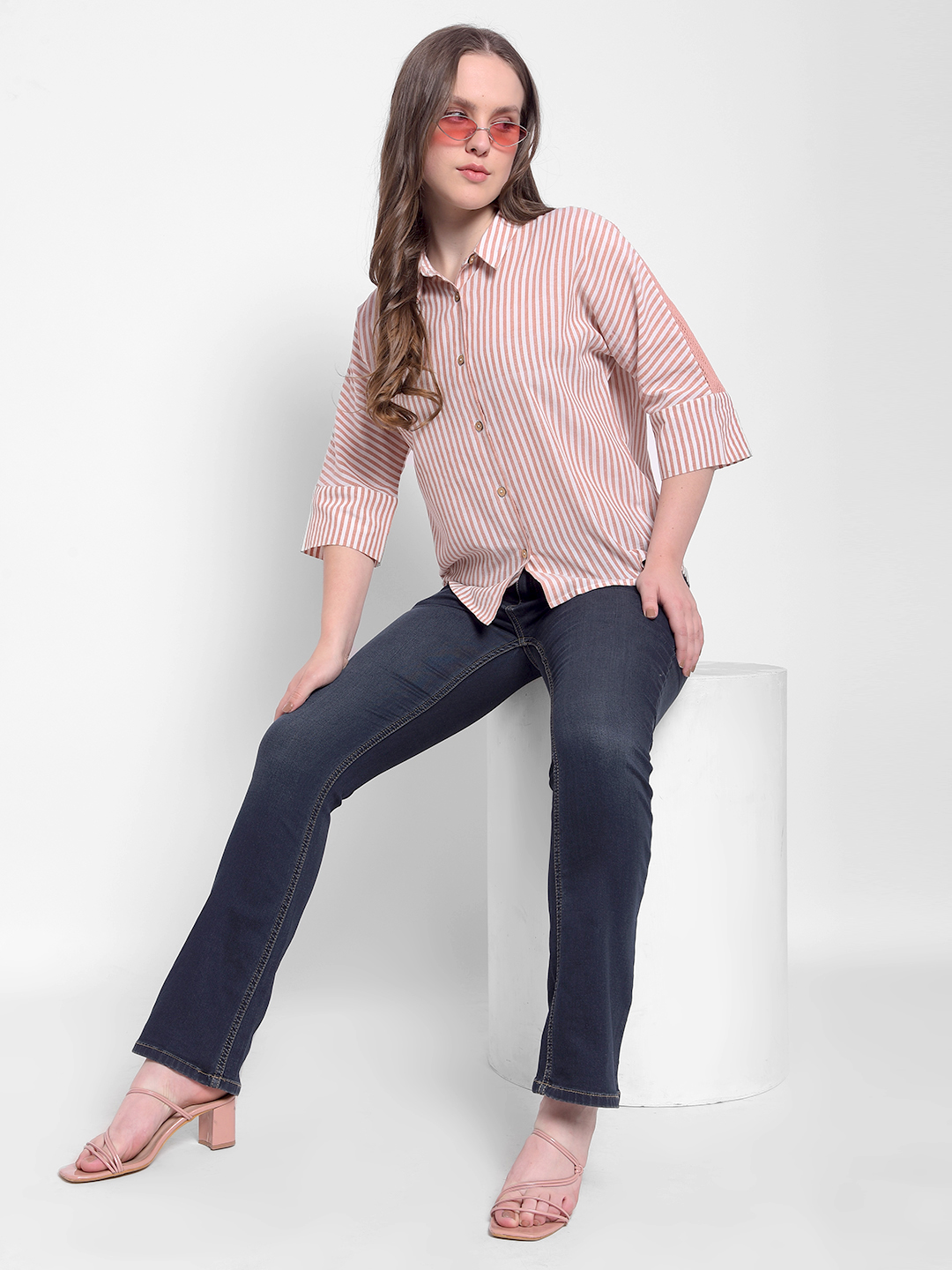 Numero Uno Women Striped Casual Shirt